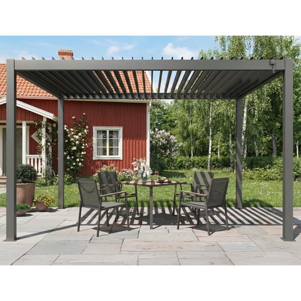 Pergola i aluminium 4x3 m | Gr�, uteplass og hage