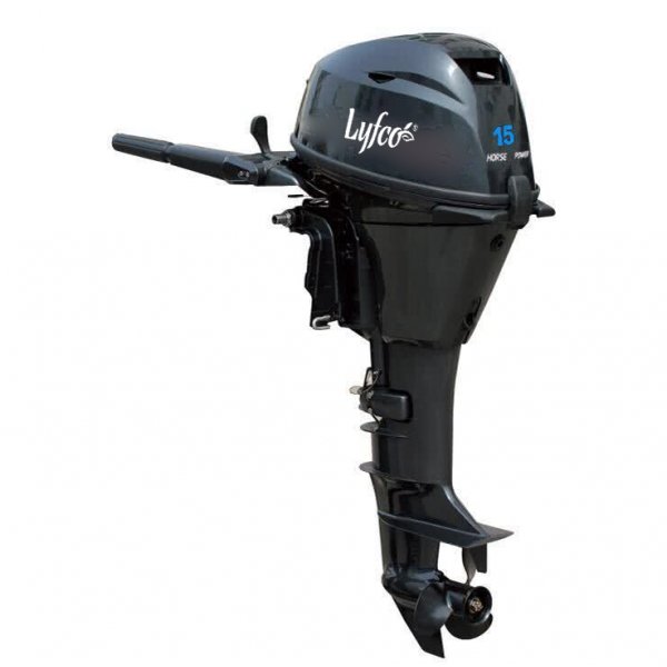 B�tmotor 15 hk | 2-sylindret 4-taktsmotor, 24 L drivstofftank inkludert