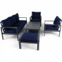 Loungegruppe i aluminium | Vedlikeholdsfrie hagem�bler | Lyfco Hamnviken | Premium loungem�bler