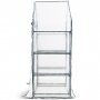 Lite drivhus i plast 1m | Stlramme med PVC-belegg