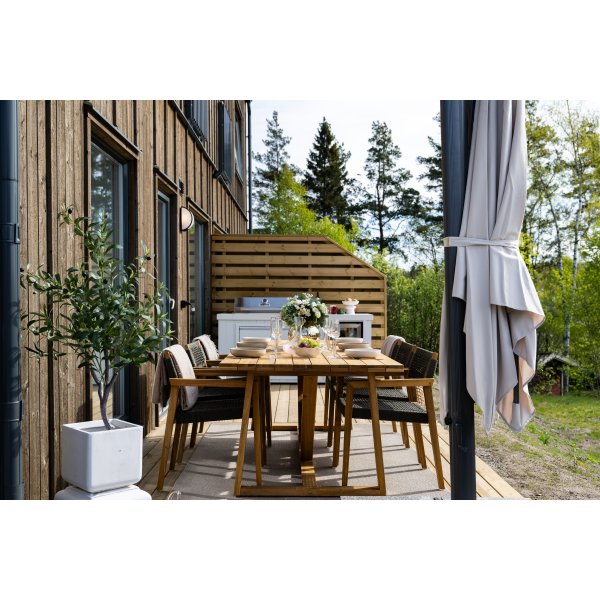 Elegant spisegruppe | Seks sitteplasser | Moderne design og materialer av h�y kvalitet | Alex