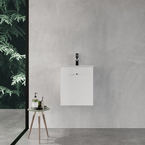 Liten kommode 40cm | Nedfelt vask | Vilmer hvit Liten kommode 40cm | Nedfelt vask | Vilmer hvit