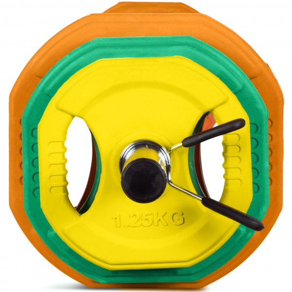 Aerobic Pump stang | Sett med 20 kg vekter | For hjemmetrening Aerobic Pump stang | Sett med 20 kg vekter | For hjemmetrening