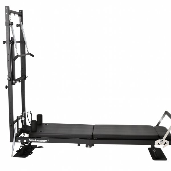 Pilates reformer med half trapeze | Kompakt pilatesmaskin for hjem, studio og rehab