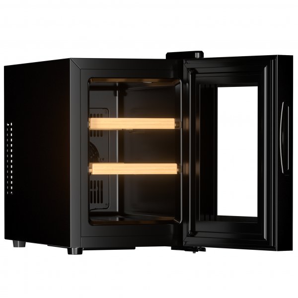 Vinkjøler 6 flasker | Ekstra lydløs | LED-belysning | 26,5 cm smal Vinkjøler 6 flasker | Ekstra lydløs | LED-belysning | 26,5 cm smal