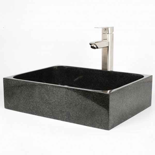 Servant 45x35cm | Svart naturstein | Unike skift Servant 45x35cm | Svart naturstein | Unike skift