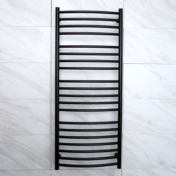 Elektrisk håndklestativ 52x126x12,5cm | 9001 | Svart Elektrisk håndklestativ 52x126x12,5cm | 9001 | Svart