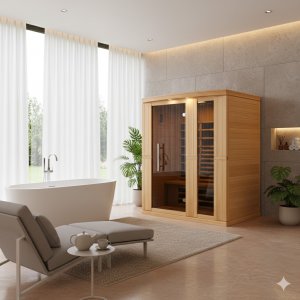 IR-badstue for 2�4 personer | Full h�yde 195 cm | Tammerfors