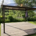 Kundebilde Paviljong premium 4 × 3 m | Tak i kanalplast | Inkl. vegger og myggnett