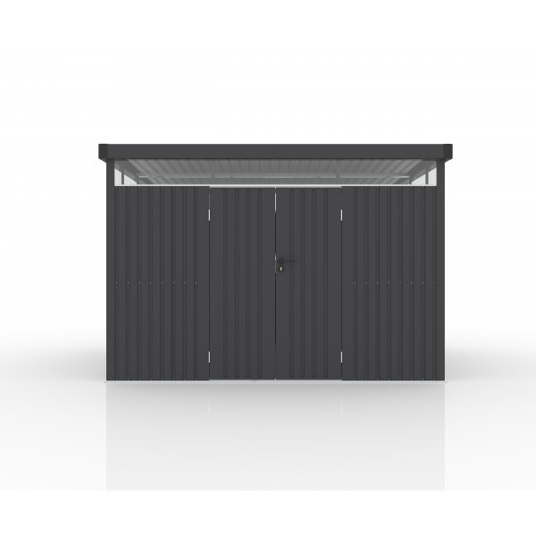 Bod & redskapsbod 7,8 m� | Doble d�rer | St�l | 3�2,6 m