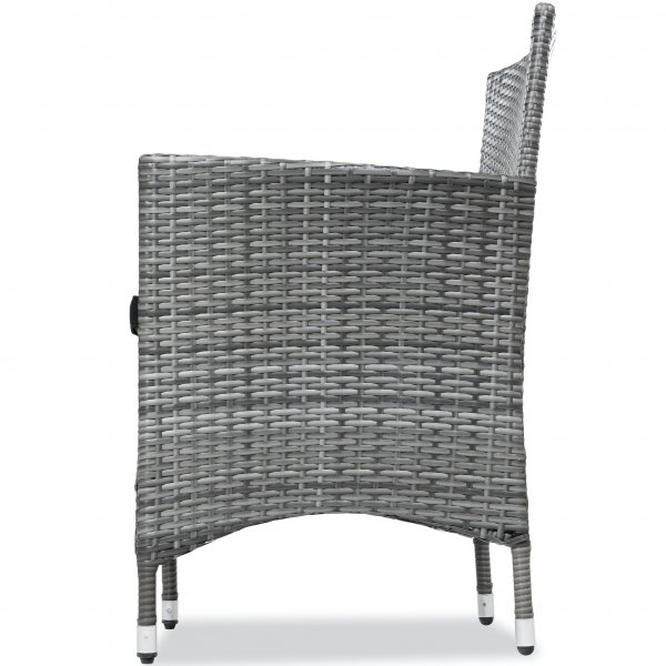 Rund utendørs spisegruppe | 6 stoler | Grå | Lyfco Tylösand Rund utendørs spisegruppe | 6 stoler | Grå | Lyfco Tylösand