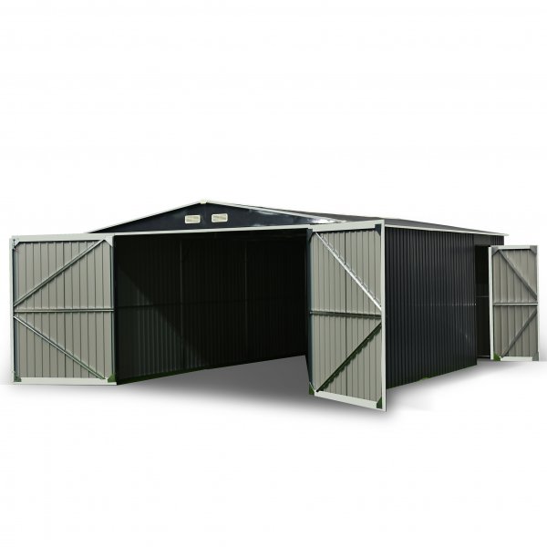 Metall garasje 23m² | Komplett byggesett | Premium Metall garasje 23m² | Komplett byggesett | Premium