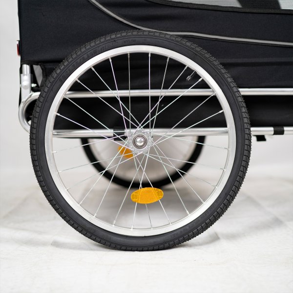 Cykelvogn for hund | Lastekapasitet 40 kg | Sammenleggbar