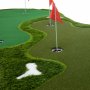 Golf Mat Pro | Doble greener og vannhinder | 4x2m