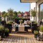 Sofagruppe utemøbler | Innebygd oppbevaring | Grå kunstrotting | Sannäs Sofagruppe utemøbler | Innebygd oppbevaring | Grå kunstrotting | Sannäs