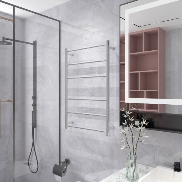 Elektrisk hndkletrker 60x90x12cm | Brstet stl | OH-007