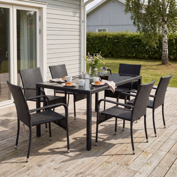 Utendørs spisegruppe | 6 stoler Utendørs spisegruppe | 6 stoler