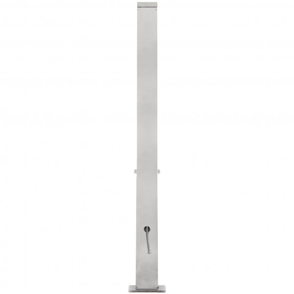 Utedusj med toppdusj og regndusj | Børstet rustfritt stål Utedusj med toppdusj og regndusj | Børstet rustfritt stål