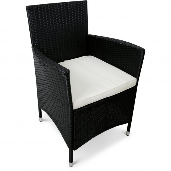 Rund utendrs spisegruppe | 6 stoler | Puter inkludert | Lyfco Tylesand