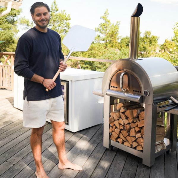 Vedfyrt pizzaovn for hjemmebruk | Milano