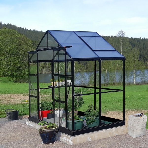 Drivhus 3,3m | 4mm sikkerhetsglass | 5 rs stormgaranti