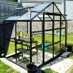 Drivhus 3,3m | 4mm sikkerhetsglass | 5 rs stormgaranti