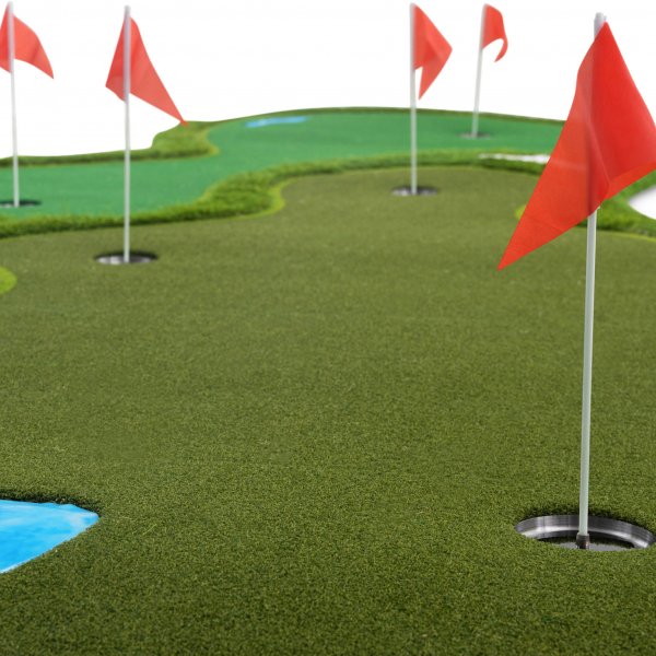 Golf Mat Pro | Doble greener og vannhinder | 4x2m Golf Mat Pro | Doble greener og vannhinder | 4x2m