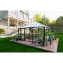 Paviljong 17,6 m� | Stort premium drivhus | 4 mm sikkerhetsglass