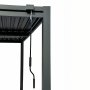 Pergola i galvanisert st�l 4x3 m | Lamelltak, gr�, uteplass og hage
