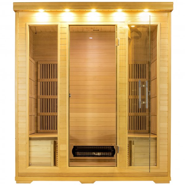 Infrarød sauna - 4 personer | Full høyde 210cm | Løyly Infrarød sauna - 4 personer | Full høyde 210cm | Løyly