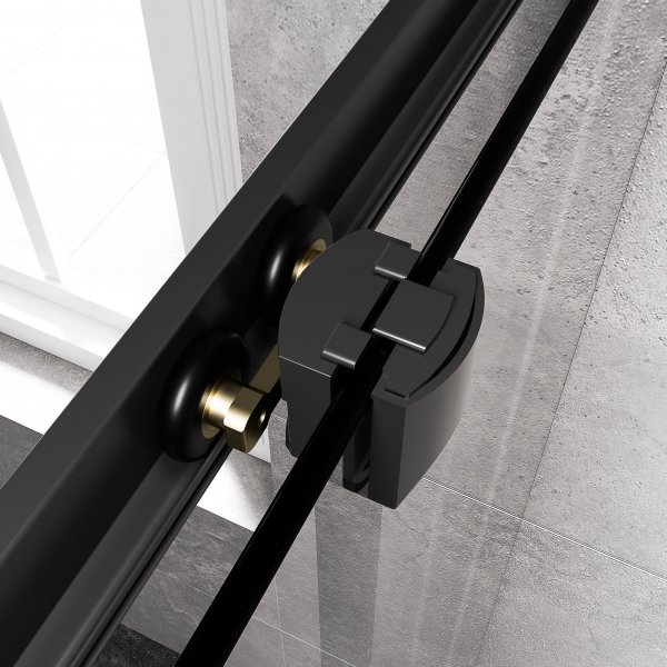 Dusjhjørne med skyvedører | 6mm sikkerhetsglass | Moderne design Dusjhjørne med skyvedører | 6mm sikkerhetsglass | Moderne design