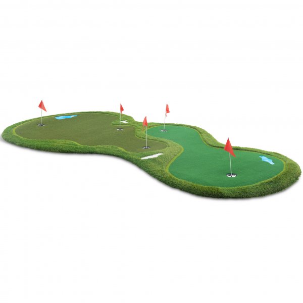 Golf Mat Pro | Doble greener og vannhinder | 4x2m Golf Mat Pro | Doble greener og vannhinder | 4x2m