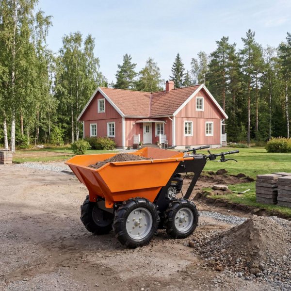 Minidumper | Motordrevet trillebår 196cc | 250 kg Minidumper | Motordrevet trillebår 196cc | 250 kg