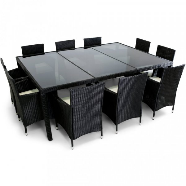 Stor utembelgruppe 220x160cm - 10 stoler