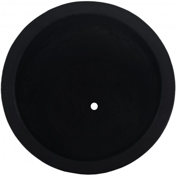 Fiberarmert utegryte | Sylindrisk | Svart