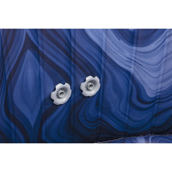 Oppbl�sbart spabad 7 personer | 216 � 80 cm | Lay-Z-Spa Santorini Smart HydroJet Pro | Bestway 6001T