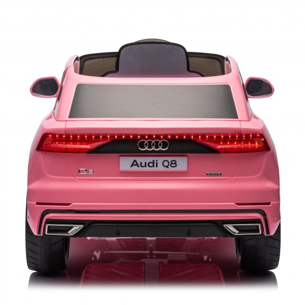 Elbil for barn Audi Q8 2x35W 12V7Ah| Rosa