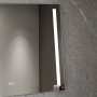 Baderomsspeil | LED lys sider | Dimmer og ber�ringskontroll | Rektangul�r