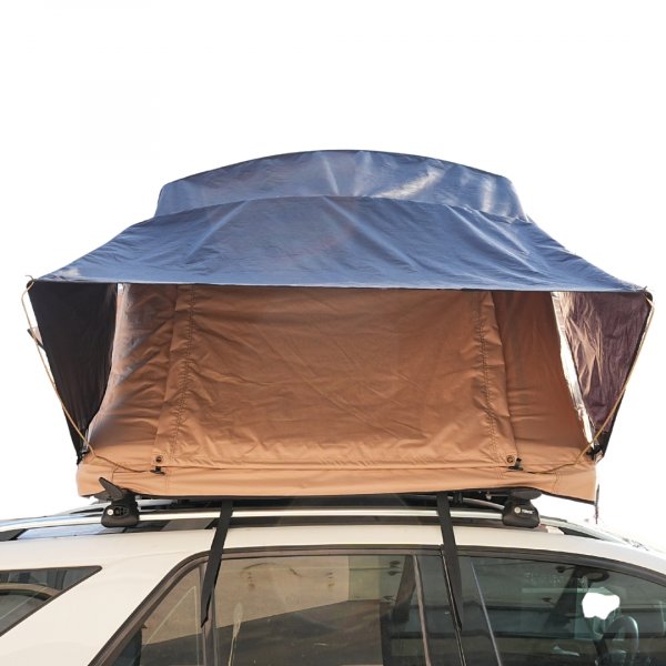 Taktelt softshell 240x160 cm | 10000 mm vanntett, madrass og stige inkludert, Trekkrunner