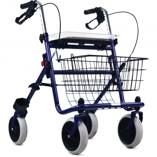 Rollator med store hjul for utendørs bruk | CA880 - Marineblå Rollator med store hjul for utendørs bruk | CA880 - Marineblå
