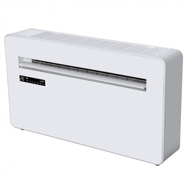 Veggmontert luftvarmepumpe med AC � 8000/9000 BTU, uten utend�rsenhet, energieffektiv l�sning for mindre rom