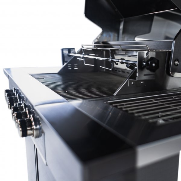 Rustfri gassgrill med varmluftsfunksjon | Malibu/Nashville Blackline Rustfri gassgrill med varmluftsfunksjon | Malibu/Nashville Blackline
