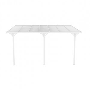 Balkong 2,74x2,54m | Kanalplast/ Aluminium | Hvit Balkong 2,74x2,54m | Kanalplast/ Aluminium | Hvit