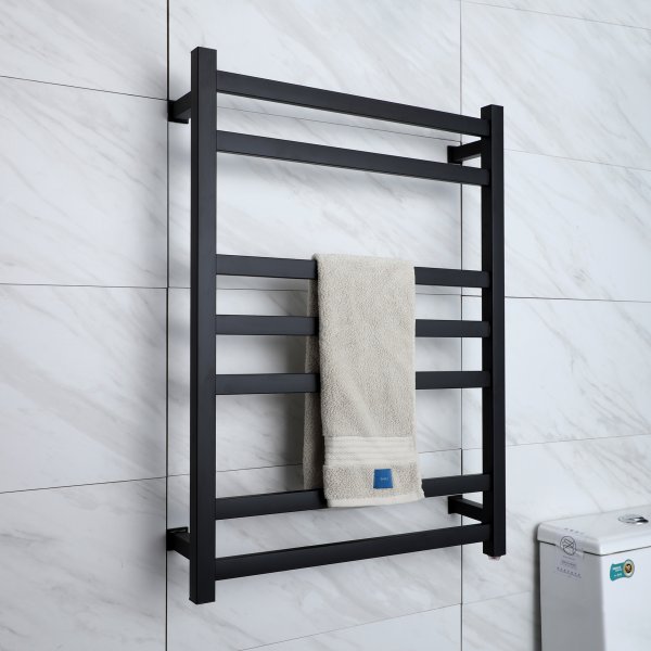 Elektrisk håndklestativ 60x82,5x12cm | SC06B | Svart Elektrisk håndklestativ 60x82,5x12cm | SC06B | Svart