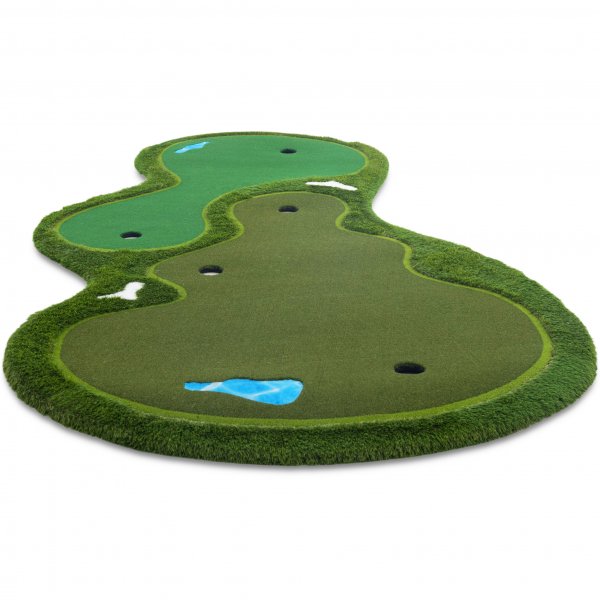 Golf Mat Pro | Doble greener og vannhinder | 4x2m Golf Mat Pro | Doble greener og vannhinder | 4x2m