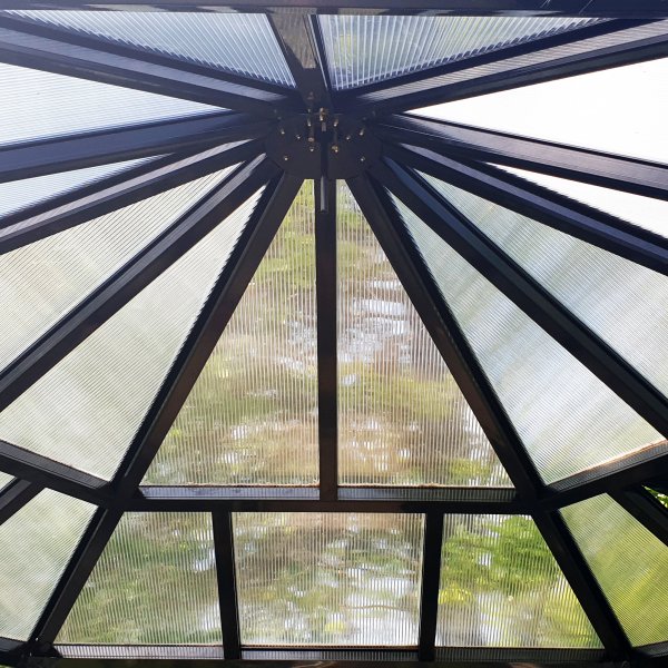 Orangeri/ Lysthus 10m | Sekskantet drivhus | Sikkerhetsglass