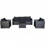 Sofagruppe utembler | Innebygd oppbevaring | Gr kunstrotting | Sanns