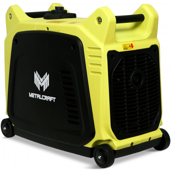 Digitalt nødstrømsaggregat | 4000W | Bærbar med USB-port | Metalcraft Digitalt nødstrømsaggregat | 4000W | Bærbar med USB-port | Metalcraft