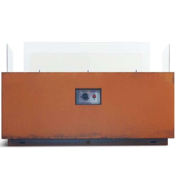 Gasoldrevet eldsted i cortenstål for utendørs bruk - Kalix Gasoldrevet eldsted i cortenstål for utendørs bruk - Kalix