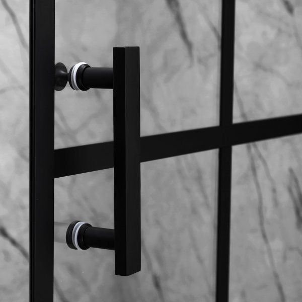 Dusjdør i industridesign | Nanobehandlet | 6 mm sikkerhetsglass Dusjdør i industridesign | Nanobehandlet | 6 mm sikkerhetsglass